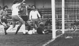 John Aston looks to have a tap-in