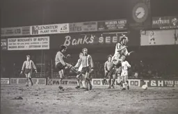 Lil Fuccillo gets his head to the ball