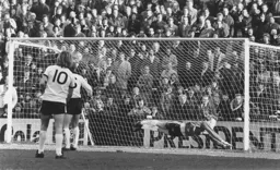 Jimmy Husband (out of shot) has just scored the Town's second goal