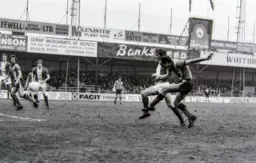 John Aston tries his luck right on full time