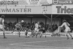 Phil Boersma waits to control the ball
