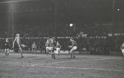 Ron Futcher has a goal from just inside the box