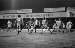 Ron Futcher turns the City defence