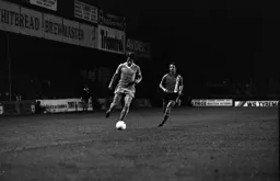 Willie Donachie looks to cross into the Luton box
