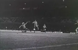 Ron Futcher cannot get to the ball first