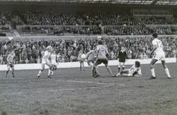 Ron Futcher waits for the ball to arrive