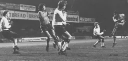 Ricky Hill fires in the Luton goal