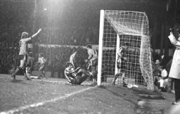 Brian Stein gets his first goal for the town