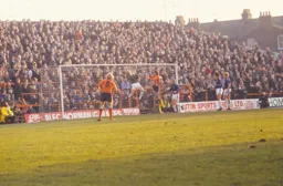 Action in the Oldham goalmouth