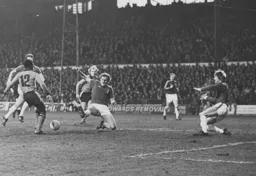 Godfrey Ingram sees his effort saved