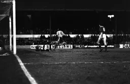 Ricky Hill not able to get the ball before keeper