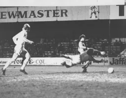 Phil Boersma pokes home the second goal