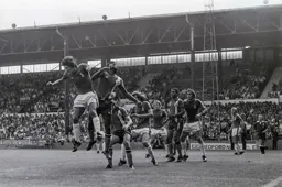 Ricky Hill gets in amongst it