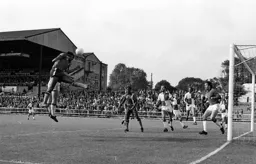 Ricky Hill in aerial battle