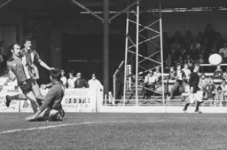 Another view of the second goal scored by Bob Hatton