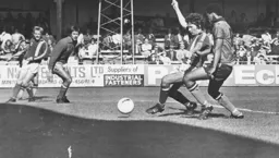 Brian Stein slots in one of his pair