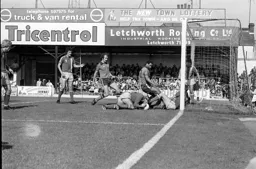 Bob Hatton scores in the first half (11)