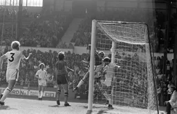 Brian Stein with a very early chance to give Town the lead