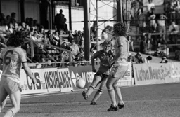 Paul Price fires in a cross
