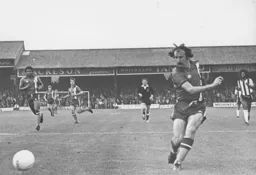 Bob Hatton scores Luton's first