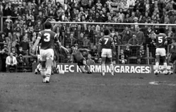Milija Aleksic comes off his line