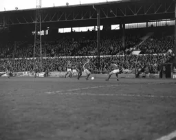 Ricky Hill cannot get to the ball before the keeper