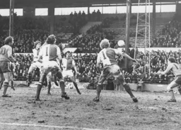 Chris Turner (hidden) scores Luton's second
