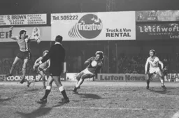 Steve Taylor sees his effort saved