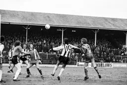 Bob Hatton waiting for the cross to arrive