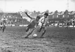 Ricky Hill slaloms through the Orient defence