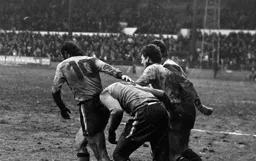 Ricky Hill getting all the congratulations