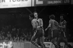 Brian Stein after scoring Town’s second