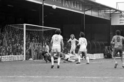 Ricky Hill grounded in the box