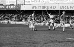 Ricky Hill appeals for a penalty