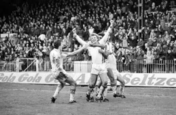 Kirk Stephens celebrating