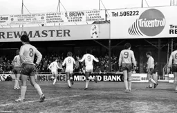 Town celebrate Mal Donaghy scoring