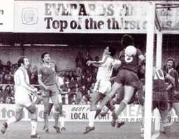 A back header from Brian Stein goes wide