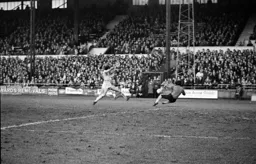 Bob Hatton slots home the second goal