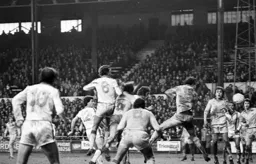 Mike Saxby heads Town’s first goal