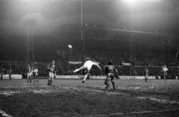 Steve White flying header