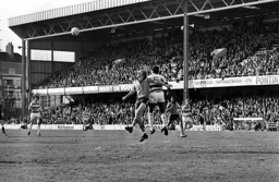 Bob Hatton up for the cross