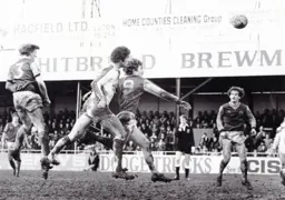 Mike Saxby is about to see his effort disallowed