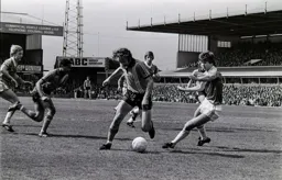 Bob Hatton turns his defender