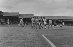 David Moss hits a free kick into the wall