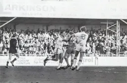 Brian Stein receives congratulations