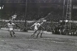 Mike Saxby up with the attack