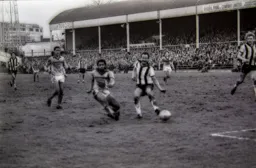 Ricky Hill gets in a shot through the mud