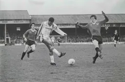 Brian Stein shoots from inside the box