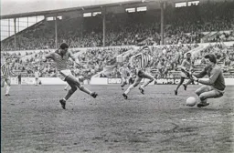 Brian Stein’s shot saved by keeper