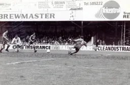 Brian Stein fires in the Town's equaliser